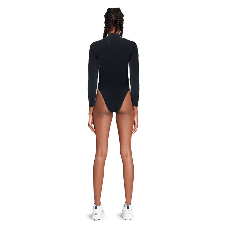 Streetwear Zipper Autumn Bodysuit Female Spliced Buckle Long Sleeve Bo –  wanahavit